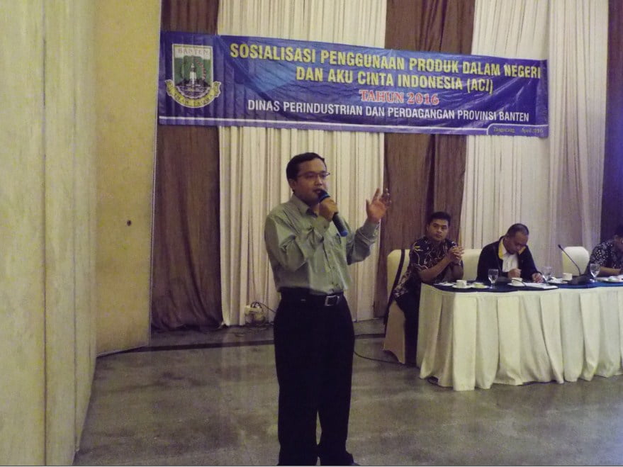 Pembicara Online Marketing Deperindag Banten di Tangerang