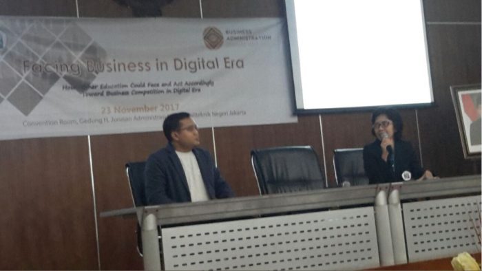 Pembicara Seminar Internet Marketing di Politeknik UI Depok