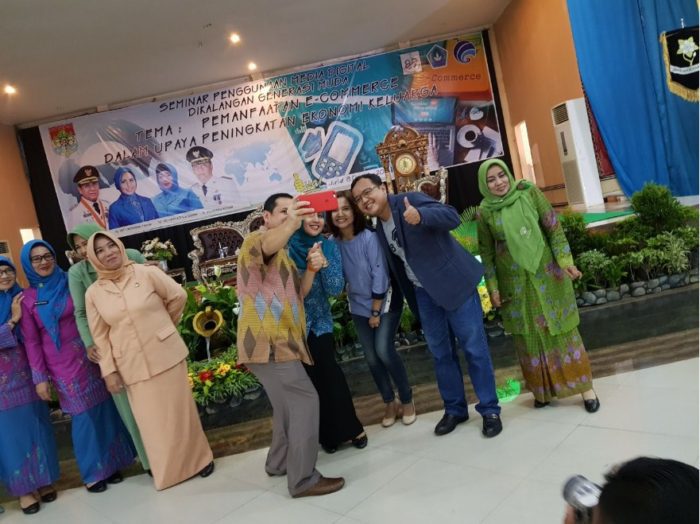 Pembicara Seminar Bisnis Online di Kominfo Lubuk Linggau