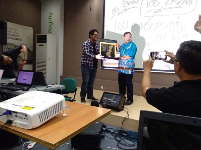 Andreas Agung Juara 1 SB1M Meraih Plakat GOLD