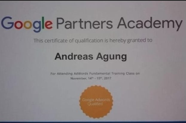 Master SEO Terbaik Indonesia Andreas Agung