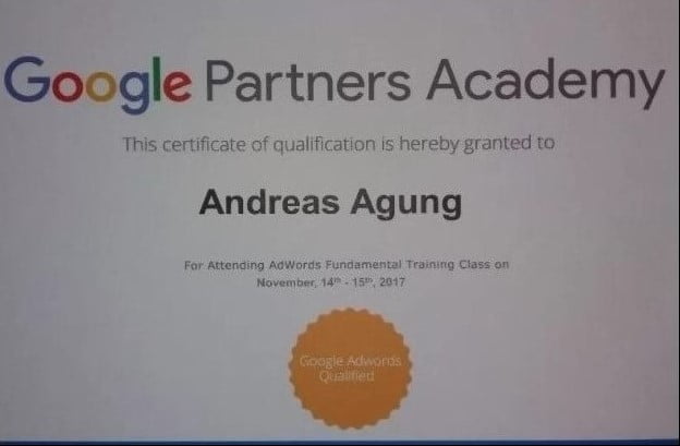 Dosen Google Adwords Terbaik Indonesia