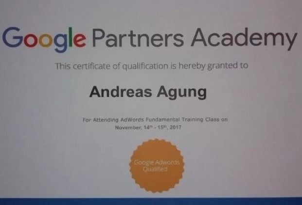 Pakar Pemasaran Digital Andreas Agung