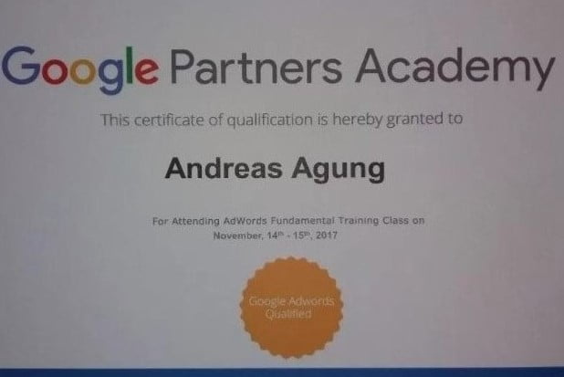 Trainer Pemasaran Internet Andreas Agung