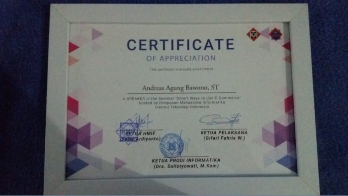 Pembicara Digital Marketing Andreas Agung