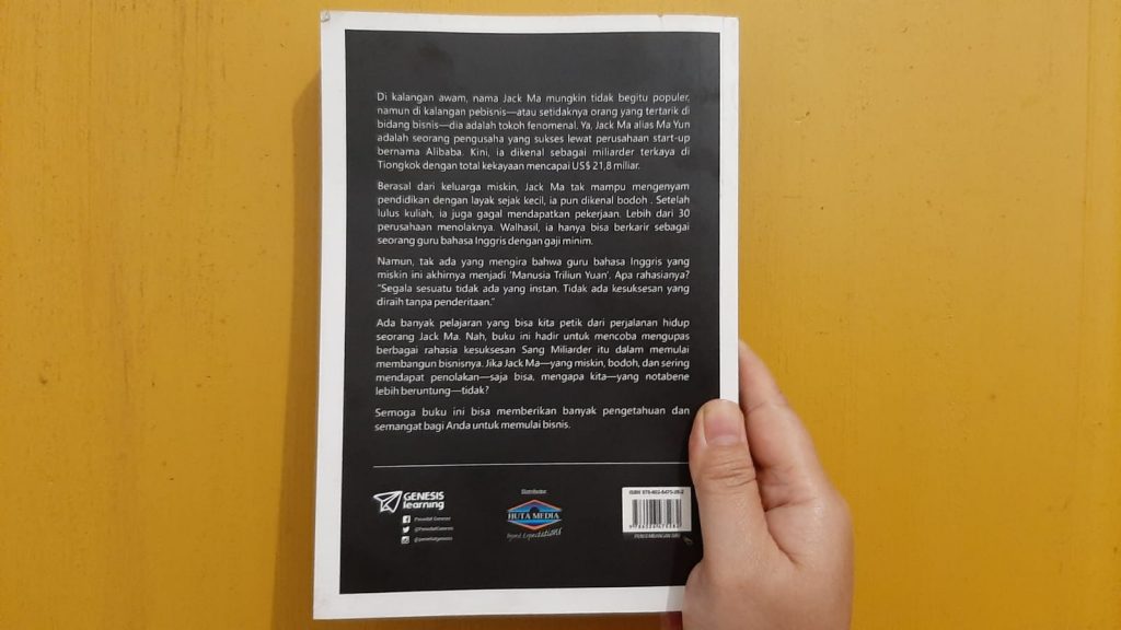 Ulasan Buku Jack Ma Manusia Triliun Yuan