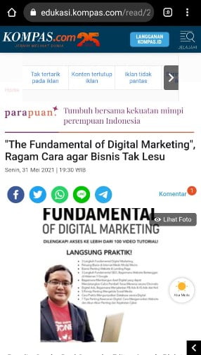Buku Best Seller The Fundamental Of Digital Marketing