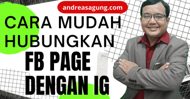 Cara Menghubungkan Facebook Page (Fanpage) Dengan Akun Instagram