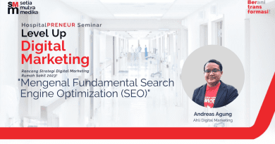 Pembicara SEO dan Digital Marketing Webinar HospitalPreneur PT Setia Mulya Medika (SMM)