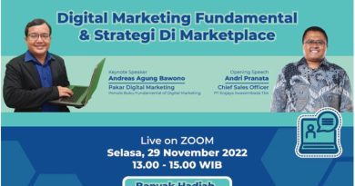 Pembicara Webinar Digital Marketing PT Erajaya Swasembada Tbk (Erafone)