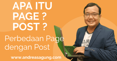Cara Membuat Page dan Post di Website Wordpress dan Perbedaan diantara Keduanya