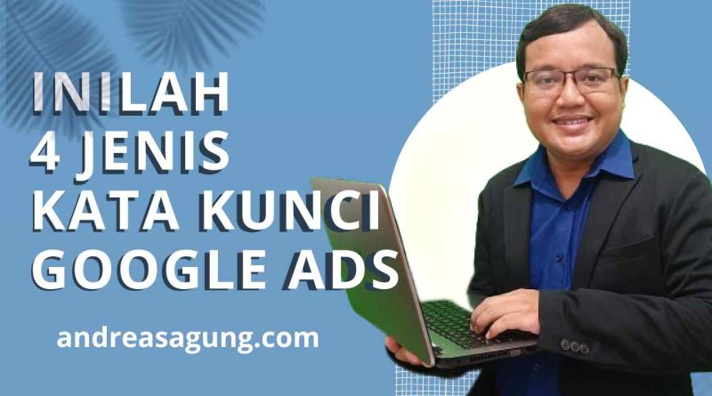 4 Macam Keyword pada Google Ads Kata Kunci Broad Broad Modifier Phrase Exact