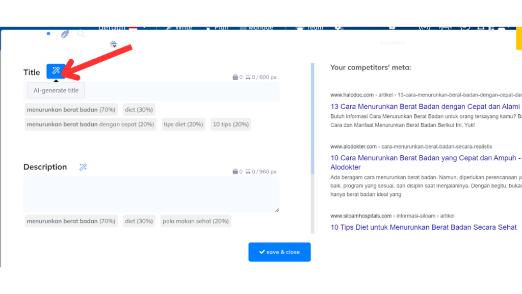 SEO Content Writer AI Tool