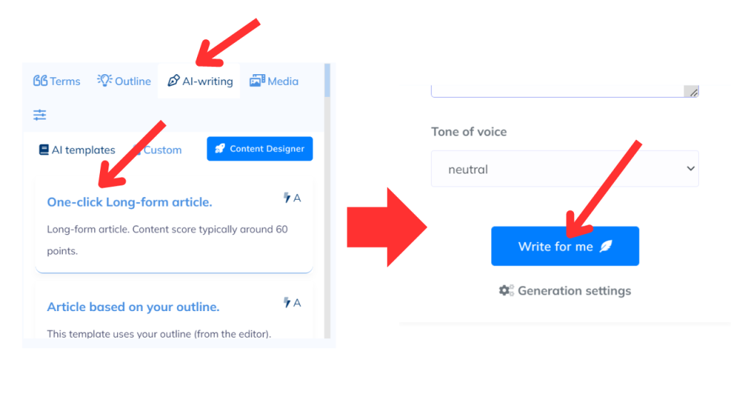 neuronwriter AI seo tool
