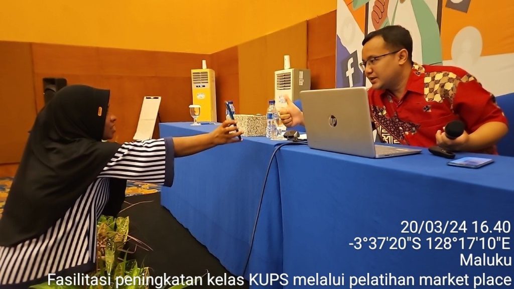 Pelatihan Marketplace Kementerian Lingkungan Hidup (KLHK) di Ambon 