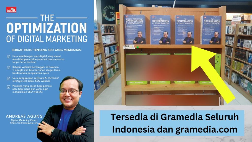 Review Buku The Optimization of Digital Marketing, Buku SEO Karya Andreas Agung
