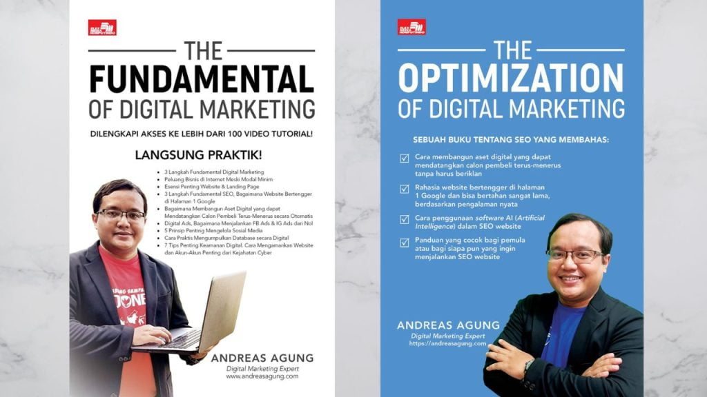 Buku The Fundamental of Digital Marketing dan The Optimization of Digital Marketing