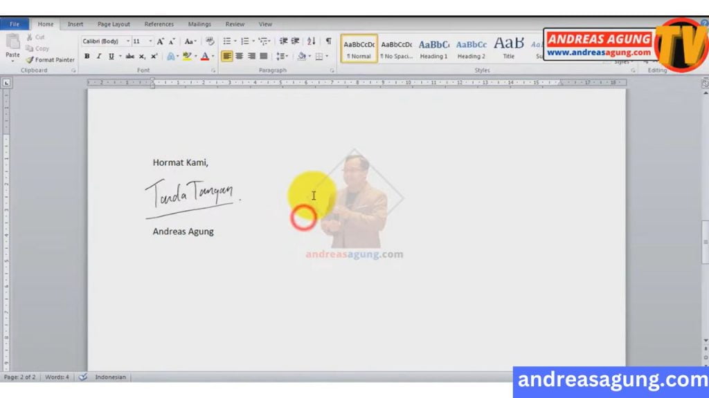 Cara Membuat Tanda Tangan Digital dengan Mudah