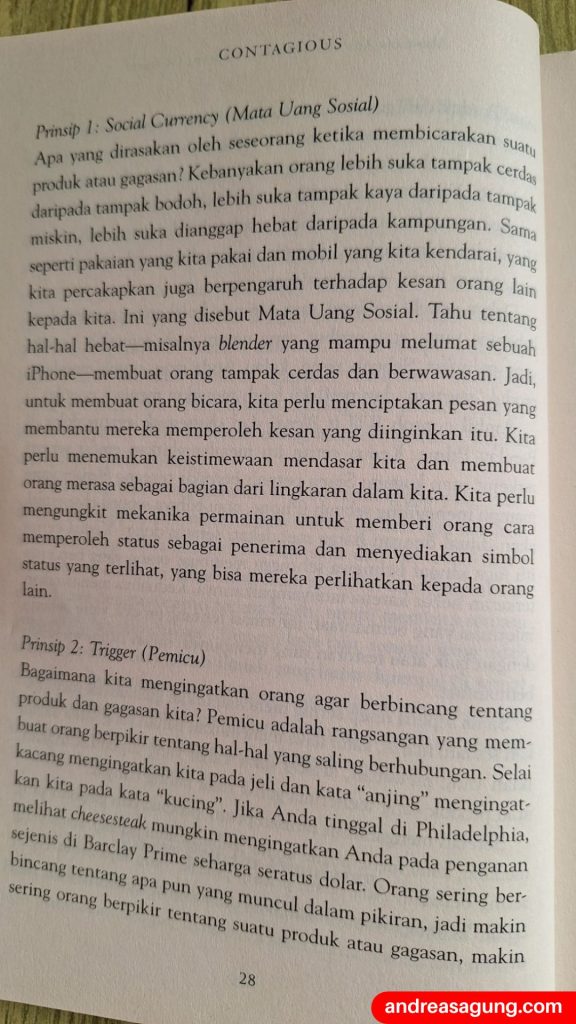 Isi Buku Contagious Karya Jonah Berger