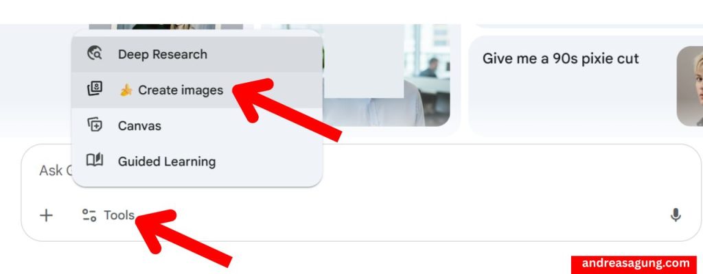 cara membuat gambar di google gemini AI