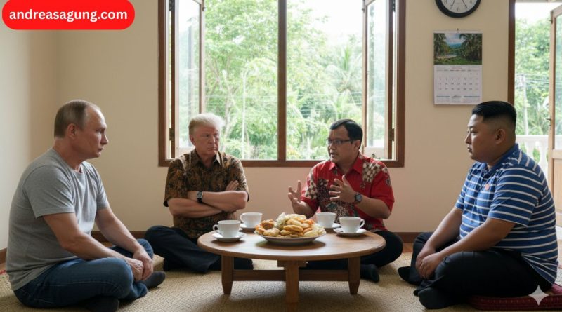 Prompt AI Cara Membuat Foto Meeting dengan Donald Trump, Vladimir Putin, Kim Jong Un, dengan Gemini AI