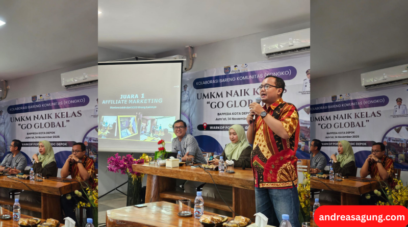 Pembicara Seminar Digital Marketing Bappeda Depok Dalam Acara Kongko