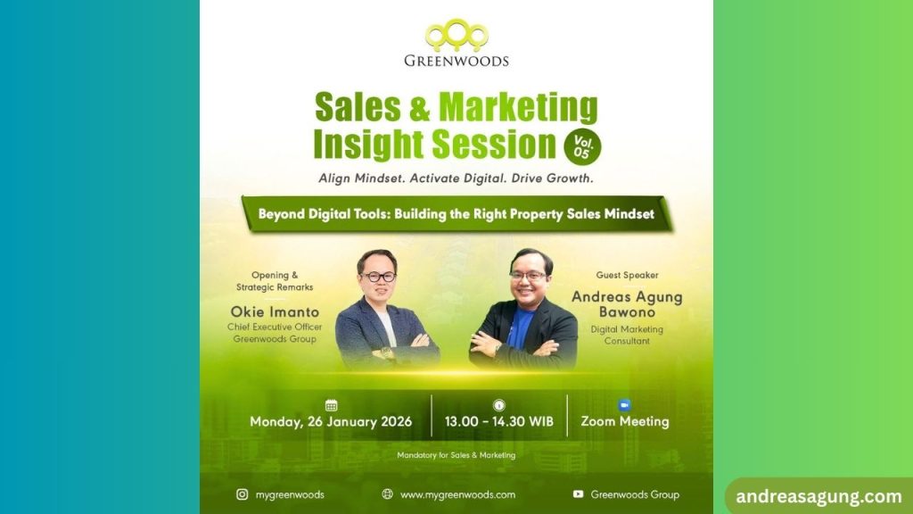 Narasumber Webinar Digital Marketing Properti Greenwoods Group