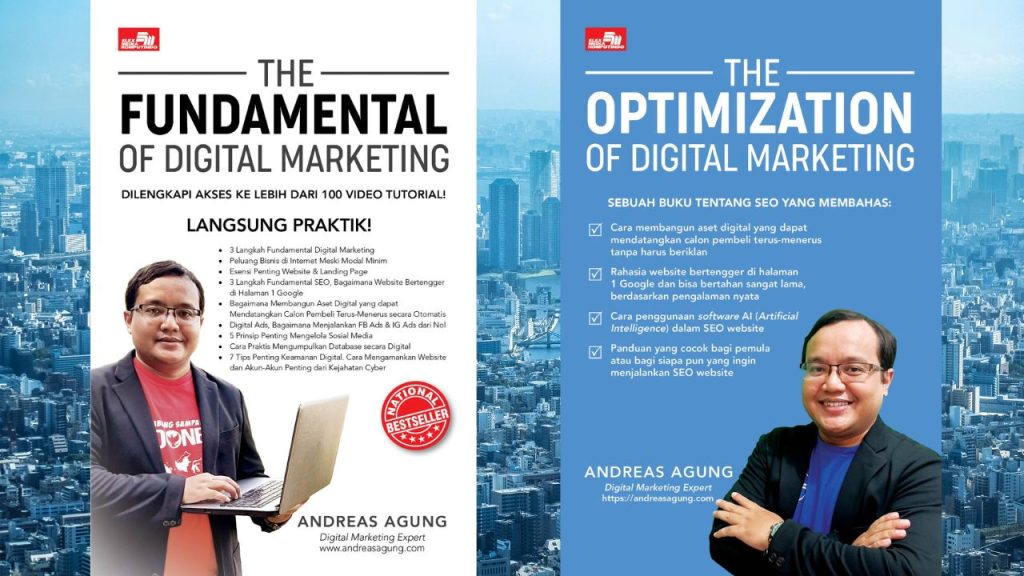 Buku Digital Marketing National Best Seller karya Andreas Agung
