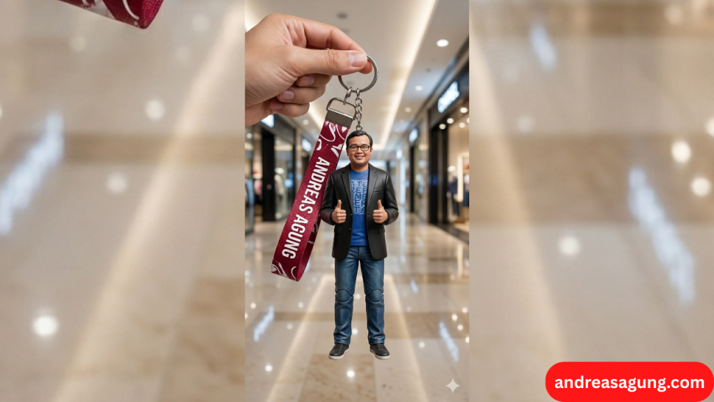 Prompt AI, Cara Membuat Foto Menjadi Gantungan Kunci Action Figure Menggunakan Gemini