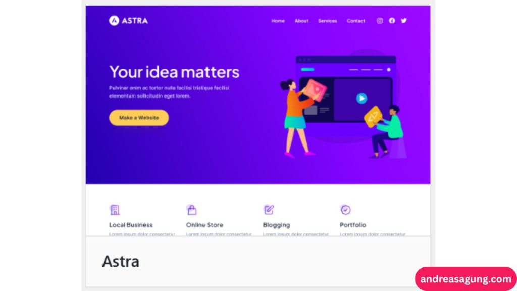 Theme WordPress Astra