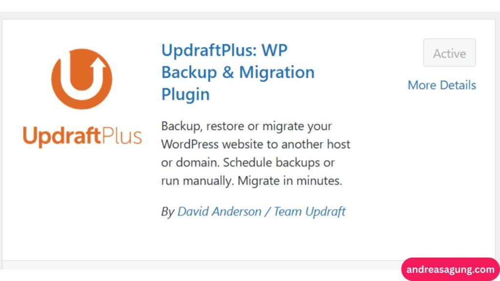 UpdraftPlus Plugin WordPress