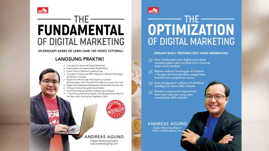 Penulis Buku Digital Marketing Best Seller Andreas Agung