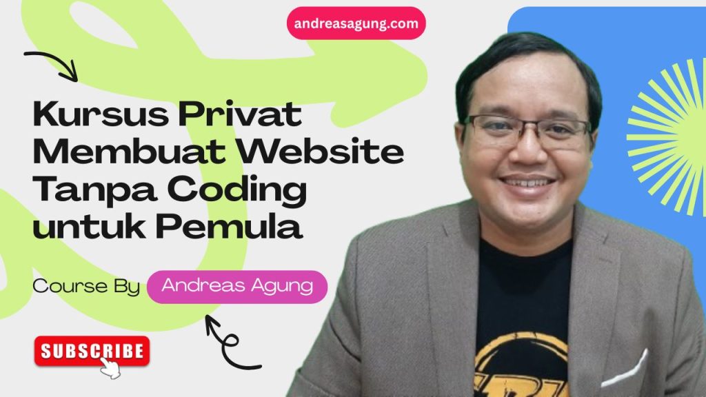 Kursus Privat Membuat Website dan Landing Page Tanpa Coding untuk Pemula, Website Langsung Jadi