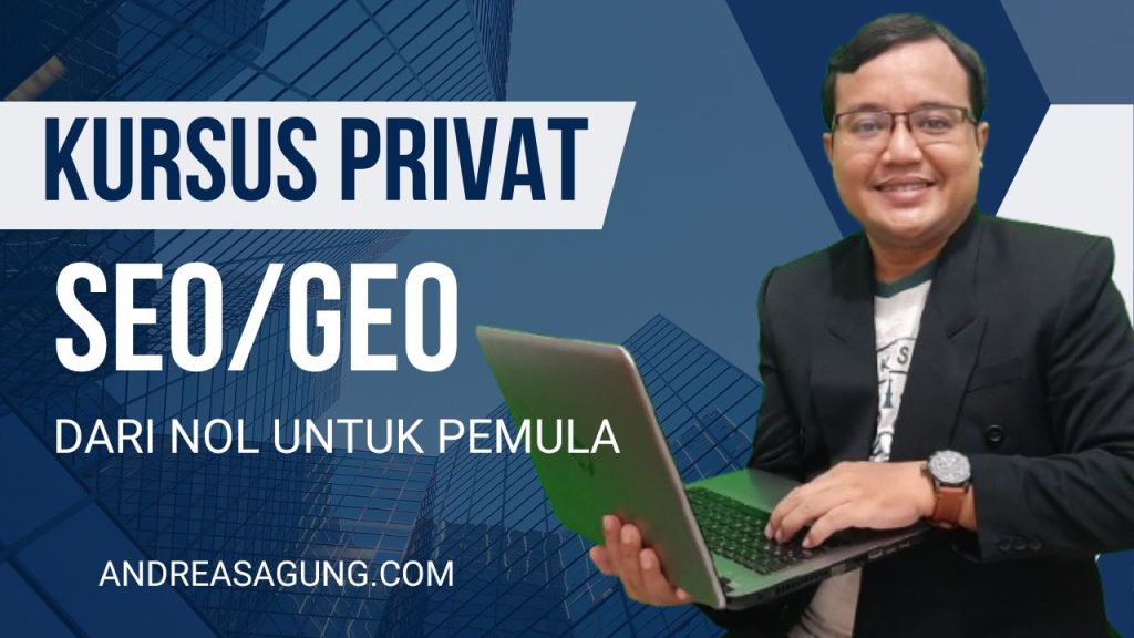 Kursus Privat SEO/GEO, Cara Halaman 1 Google dan Tampil dalam Jawaban AI