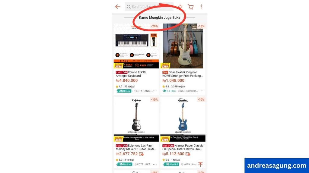 Contoh Penggunaan AI pada Marketplace E-Commerce, Personalized Recommendations